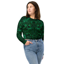 Meganeuropsis Long Sleeve Crop Top