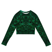 Meganeuropsis Long Sleeve Crop Top