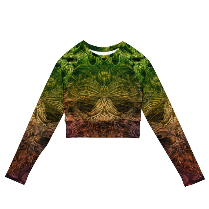 Spectral Evidence Long Sleeve Crop Top