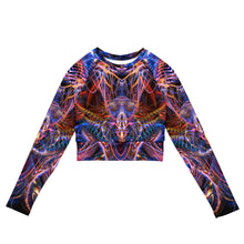 Cosmic Noise Long Sleeve Crop Top