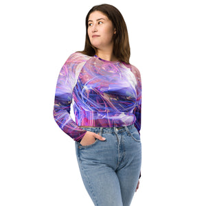 Cosmic Love Long Sleeve Crop Top