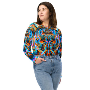 Universal Energy Shift Long Sleeve Crop Top