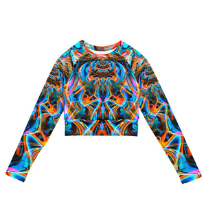 Universal Energy Shift Long Sleeve Crop Top