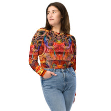 Birth of a Scarab Long Sleeve Crop Top