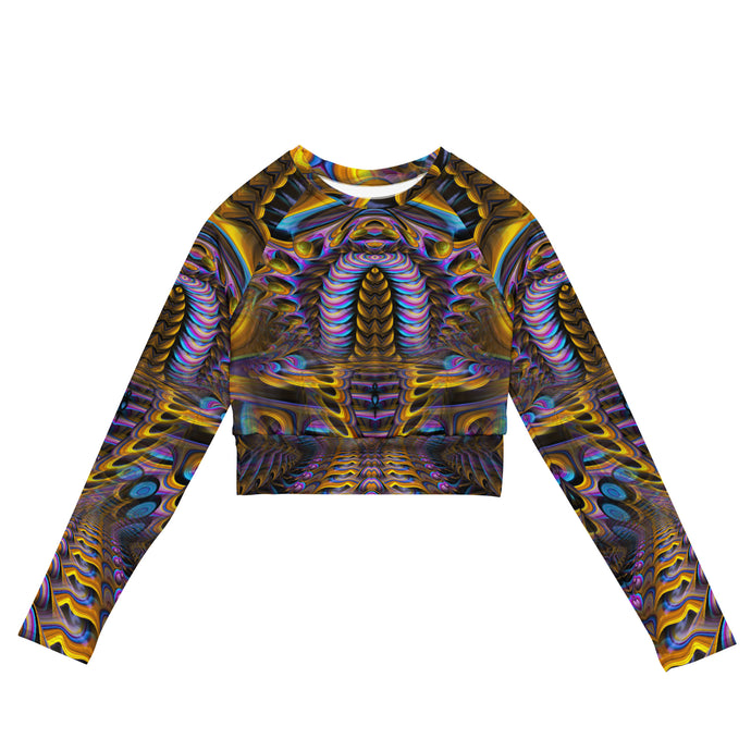 Candyland Long Sleeve Crop Top