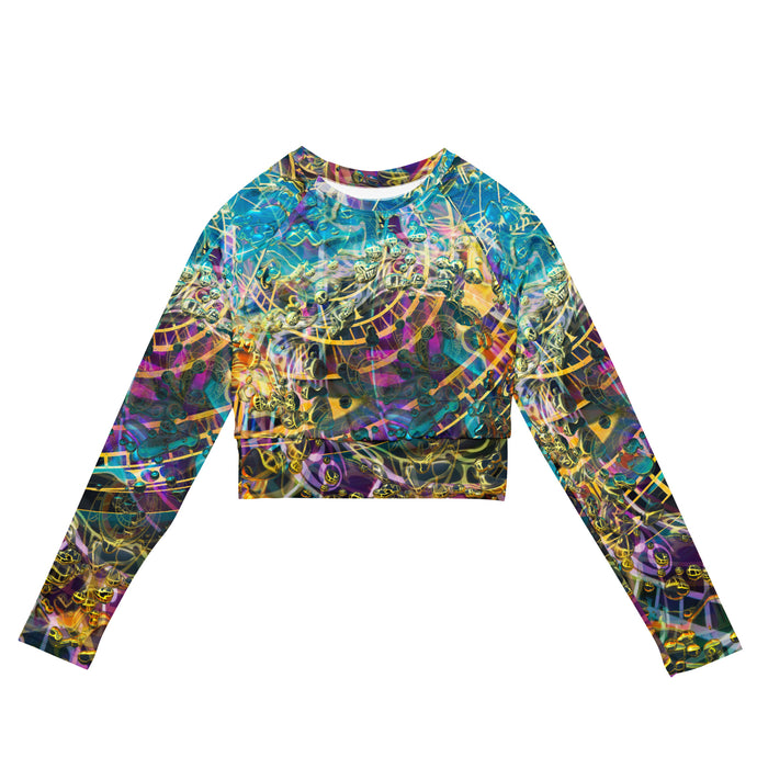 Time Melts Away Long Sleeve Crop Top
