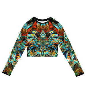 Mercury in Retrograde Long Sleeve Crop Top