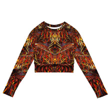 Phoenix Rising Long Sleeve Crop Top