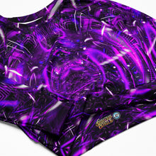 Purple Portal Long Sleeve Crop Top