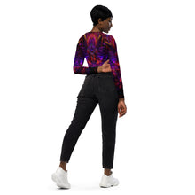 Piezoelectric Long Sleeve Crop Top