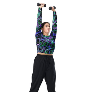 Hypnagogia Long Sleeve Crop Top