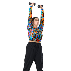 Universal Energy Shift Long Sleeve Crop Top