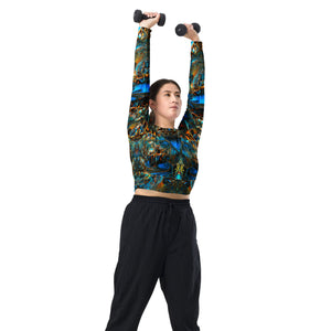 Megaloptera Long Sleeve Crop Top
