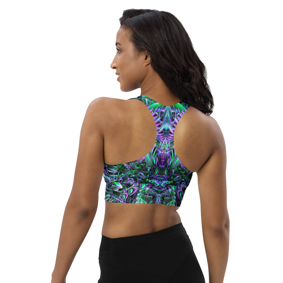 Hypnagogia Longline Sports Bra – Johnathan Singer Art