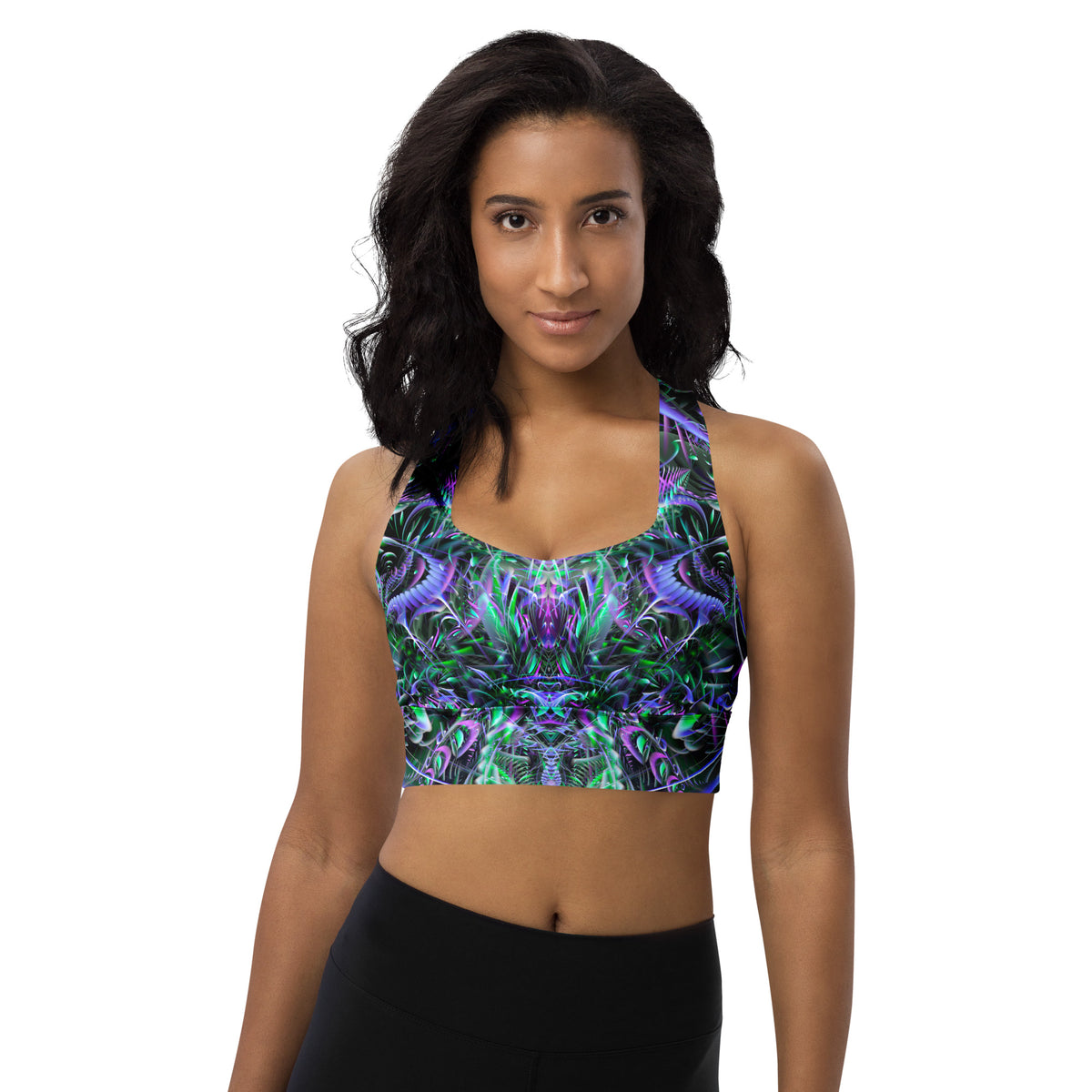 Hypnagogia Longline Sports Bra – Johnathan Singer Art