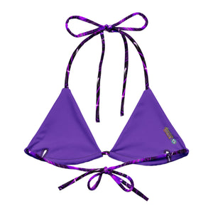 Purple Portal String Bikini Top