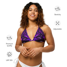 Purple Portal String Bikini Top