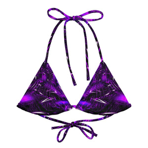 Purple Portal String Bikini Top