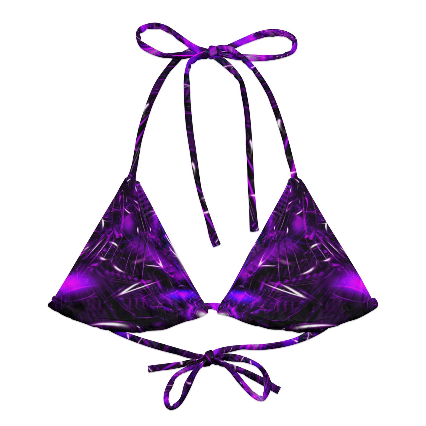 Purple Portal String Bikini Top