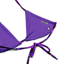 Purple Portal String Bikini Top