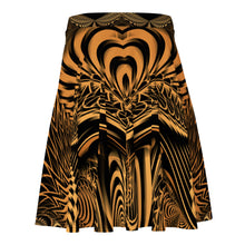 Down the Ribbit Hole Skater Skirt