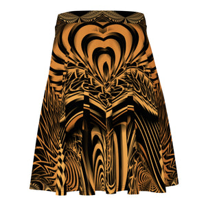 Down the Ribbit Hole Skater Skirt