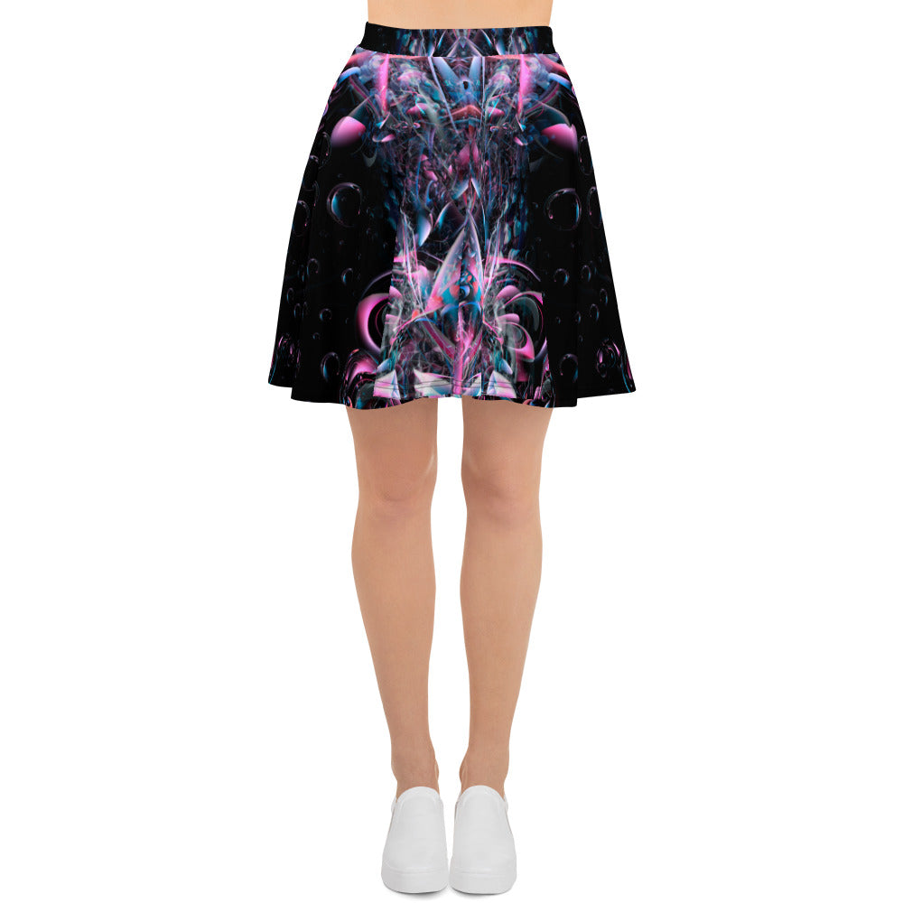 Pink Champagne Skater Skirt