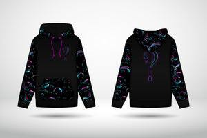PRE-ORDER: Bubble Control Dripper Hoodie (Zip Up OR Pullover) with NO Faux Fur in the hood