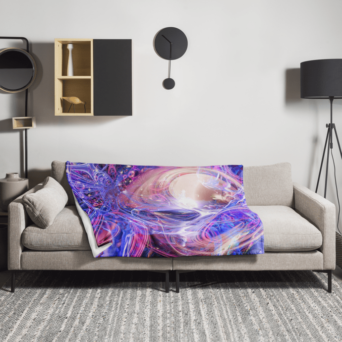 Cosmic Love Throw Blanket