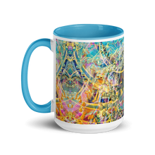 Time Melts Away Mug with Light Blue Interior and Handle