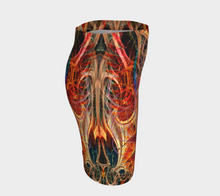 Birth of a Scarab Fitted Skirt