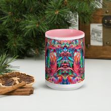 Off to See the Wizard Mug with Pink Interior and Handle