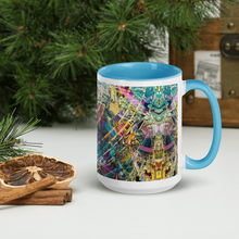 Time Melts Away Mug with Light Blue Interior and Handle