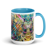 Time Melts Away Mug with Light Blue Interior and Handle