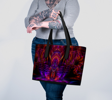 Piezoelectric Vegan Leather Tote Bag