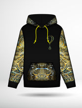 PRE-ORDER Give it a Whirl Dripper Hoodie (Zip Up OR Pullover) with Black/Silver tipped Faux Fur in the hood