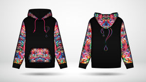 PRE-ORDER Off to See the Wizard Dripper Hoodie (Zip Up OR Pullover) with Purple Faux Fur in the hood