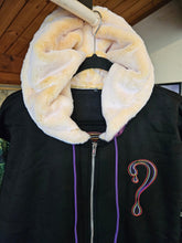 PRE-ORDER Spectral Evidence Dripper Hoodie (Zip Up OR Pullover) with Yellow Faux Fur in the hood