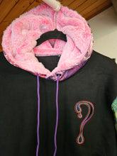 PRE-ORDER: Spectral Evidence Dripper Hoodie (Zip Up OR Pullover) with Pink Faux Fur in the hood