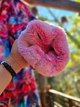 Off to See the Wizard Crushed Velvet Cloak with Pink Faux Fur lining