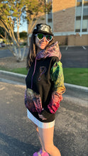PRE-ORDER: Spectral Evidence Dripper Hoodie (Zip Up or Pullover) with Purple Faux Fur in the hood