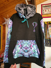 MEDIUM: Hypnagogia PULLOVER with Black silver tipped Faux Fur in the hood