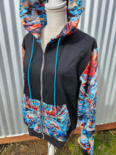 Mercury in Retrograde Zip Up Hoodie with No Faux Fur the hood