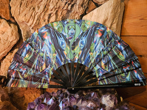 Suwampee x Dripper UV Reactive Hand Fan