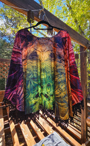 Spectral Evidence Crushed Velvet Pullover Shawl