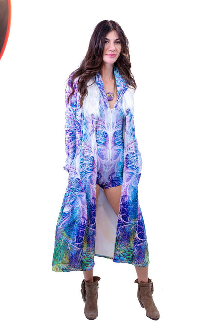 Saphira Faux Fur Collar Duster