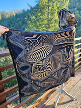 Down the Ribbit Hole Velvet Hooded Pashmina