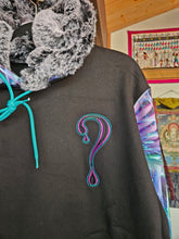 MEDIUM: Hypnagogia PULLOVER with Black silver tipped Faux Fur in the hood
