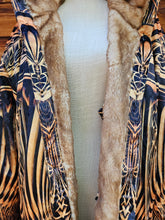 Down the Ribbit Hole Crushed Velvet Cloak with Brown Faux Fur