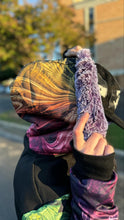PRE-ORDER: Spectral Evidence Dripper Hoodie (Zip Up or Pullover) with Purple Faux Fur in the hood